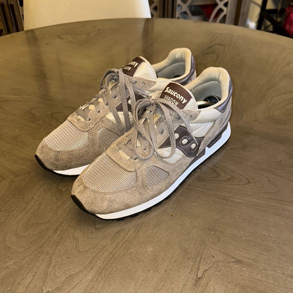 Saucony Gray Sneakers Classic Design